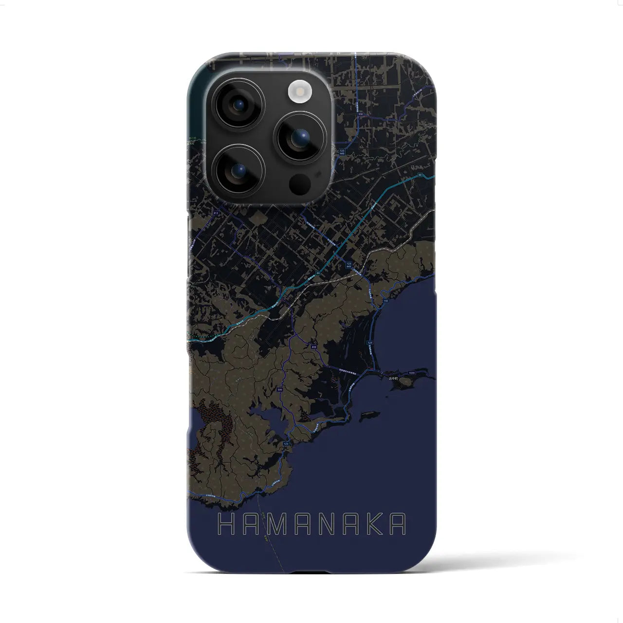 【浜中（北海道）】地図柄iPhoneケース（バックカバータイプ）