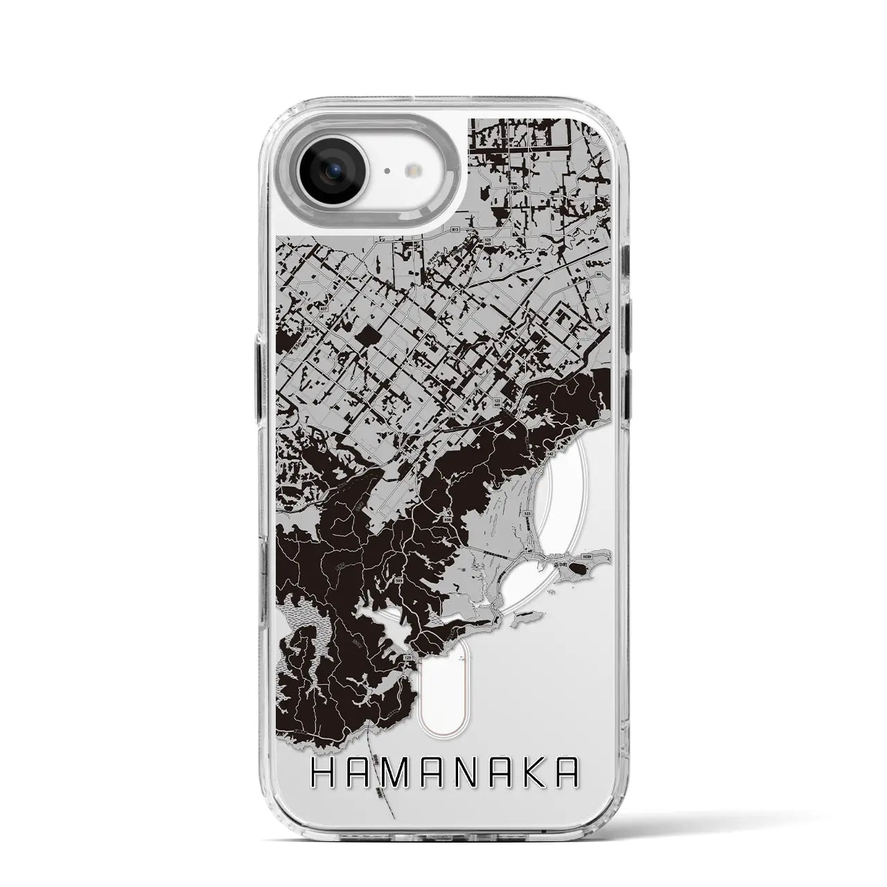 【浜中（北海道）】地図柄iPhoneケース（MagSafeタイプ）