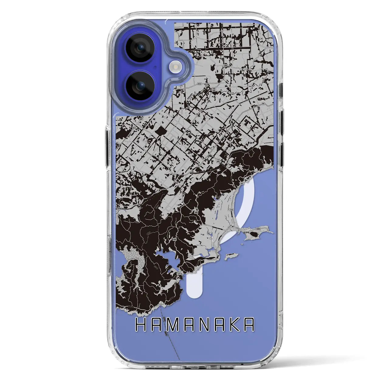 【浜中（北海道）】地図柄iPhoneケース（MagSafeタイプ）