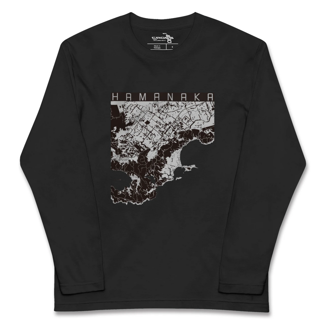 【浜中(北海道)】地図柄ロングスリーブTシャツ