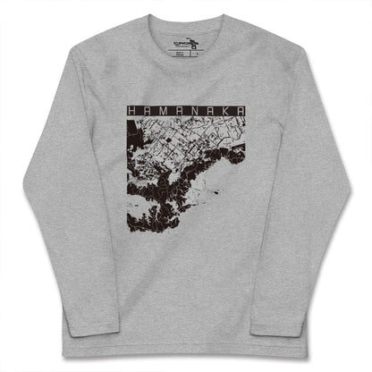 【浜中（北海道）】地図柄ロングスリーブTシャツ
