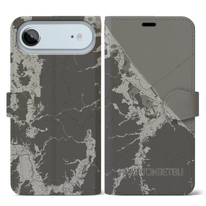 【浜頓別（北海道）】地図柄iPhoneケース（手帳タイプ）