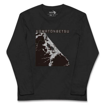 【浜頓別（北海道）】地図柄ロングスリーブTシャツ