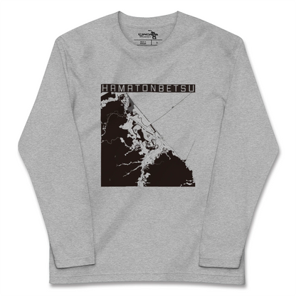 【浜頓別（北海道）】地図柄ロングスリーブTシャツ