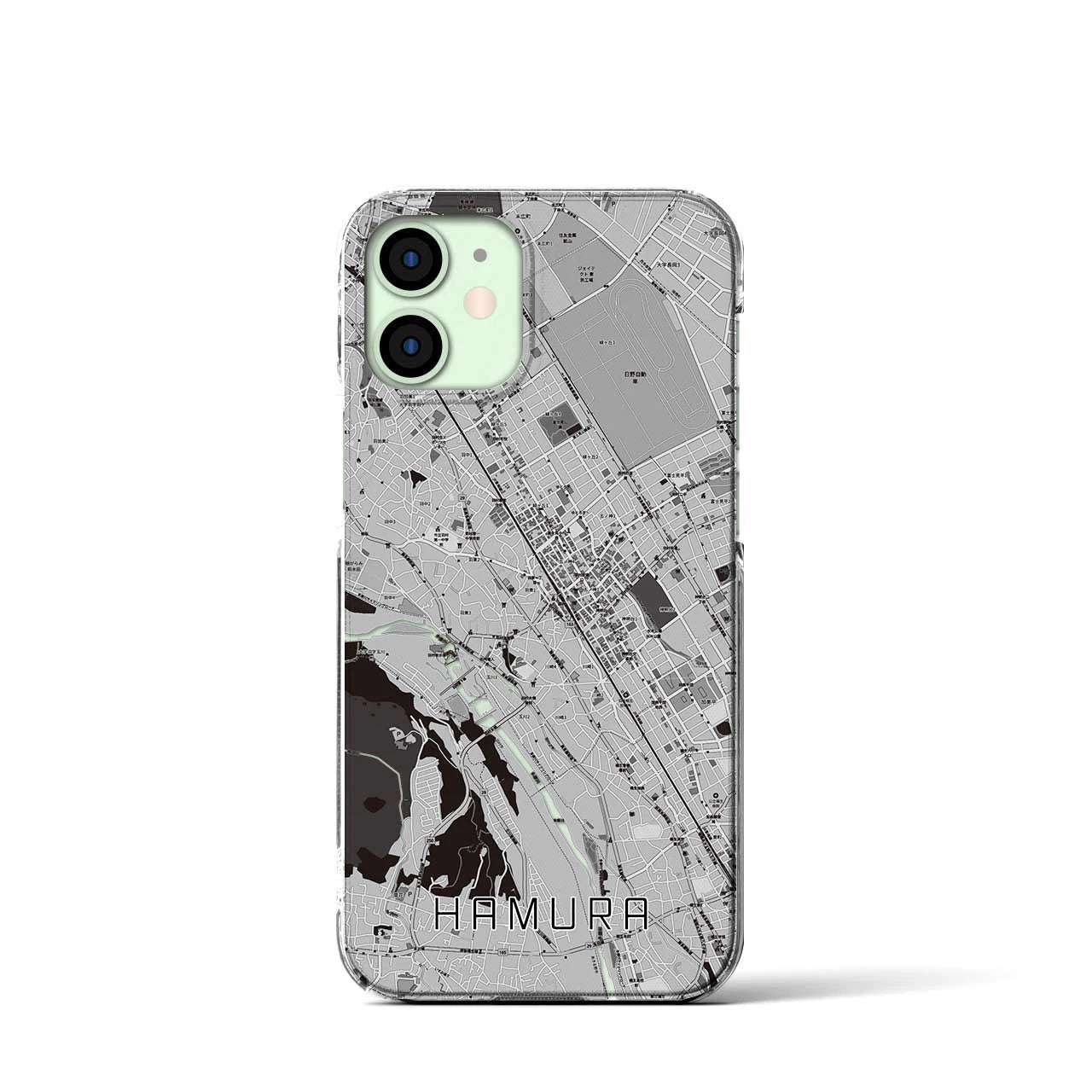 【羽村（東京都）】地図柄iPhoneケース（クリアタイプ）