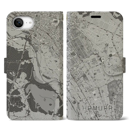 【羽村（東京都）】地図柄iPhoneケース（手帳タイプ）