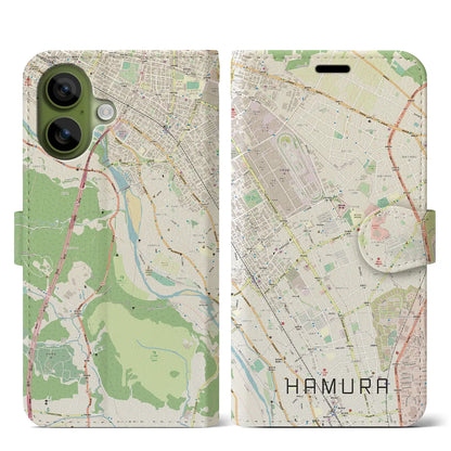 【羽村（東京都）】地図柄iPhoneケース（手帳タイプ）