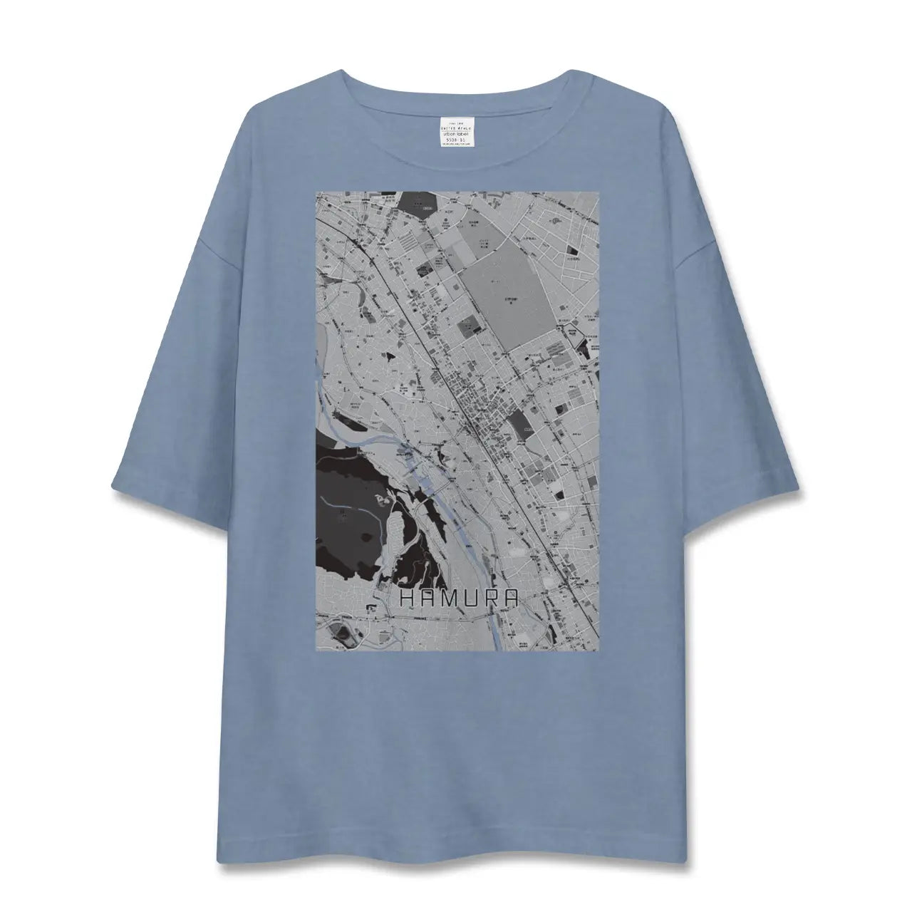 【羽村（東京都）】地図柄ビッグシルエットTシャツ