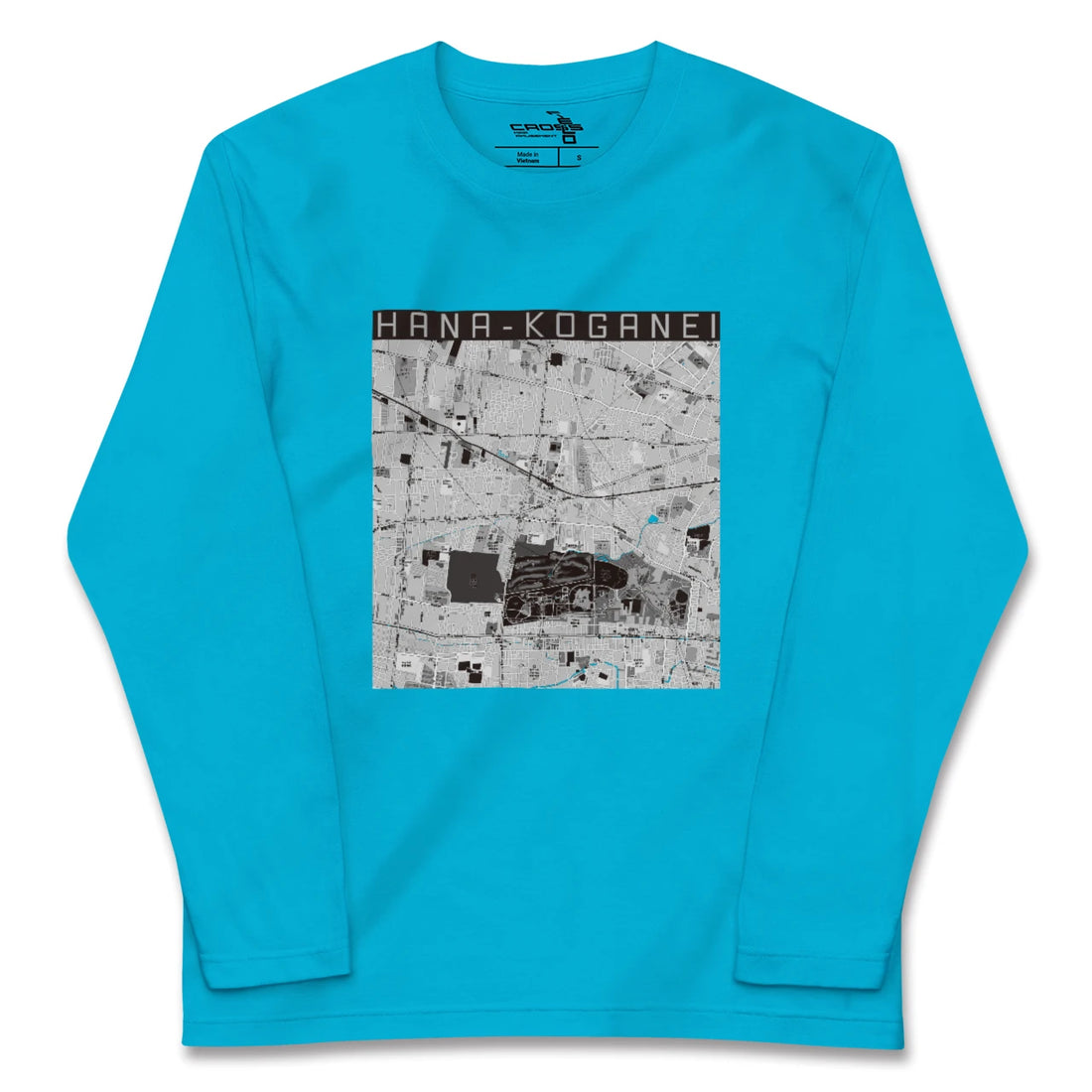 【花小金井(東京都)】地図柄ロングスリーブTシャツ