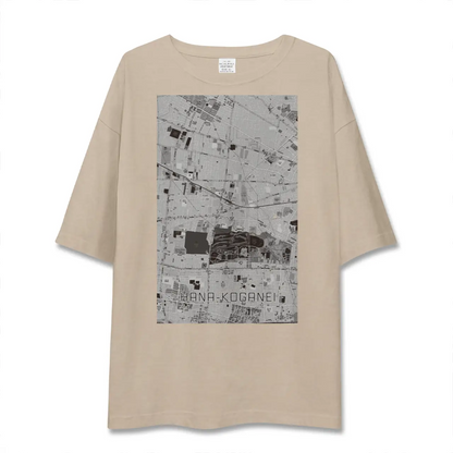 【花小金井（東京都）】地図柄ビッグシルエットTシャツ