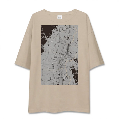 【花巻（岩手県）】地図柄ビッグシルエットTシャツ