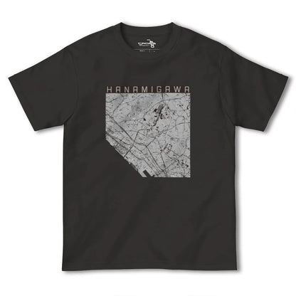 【花見川（千葉県）】地図柄ヘビーウェイトTシャツ