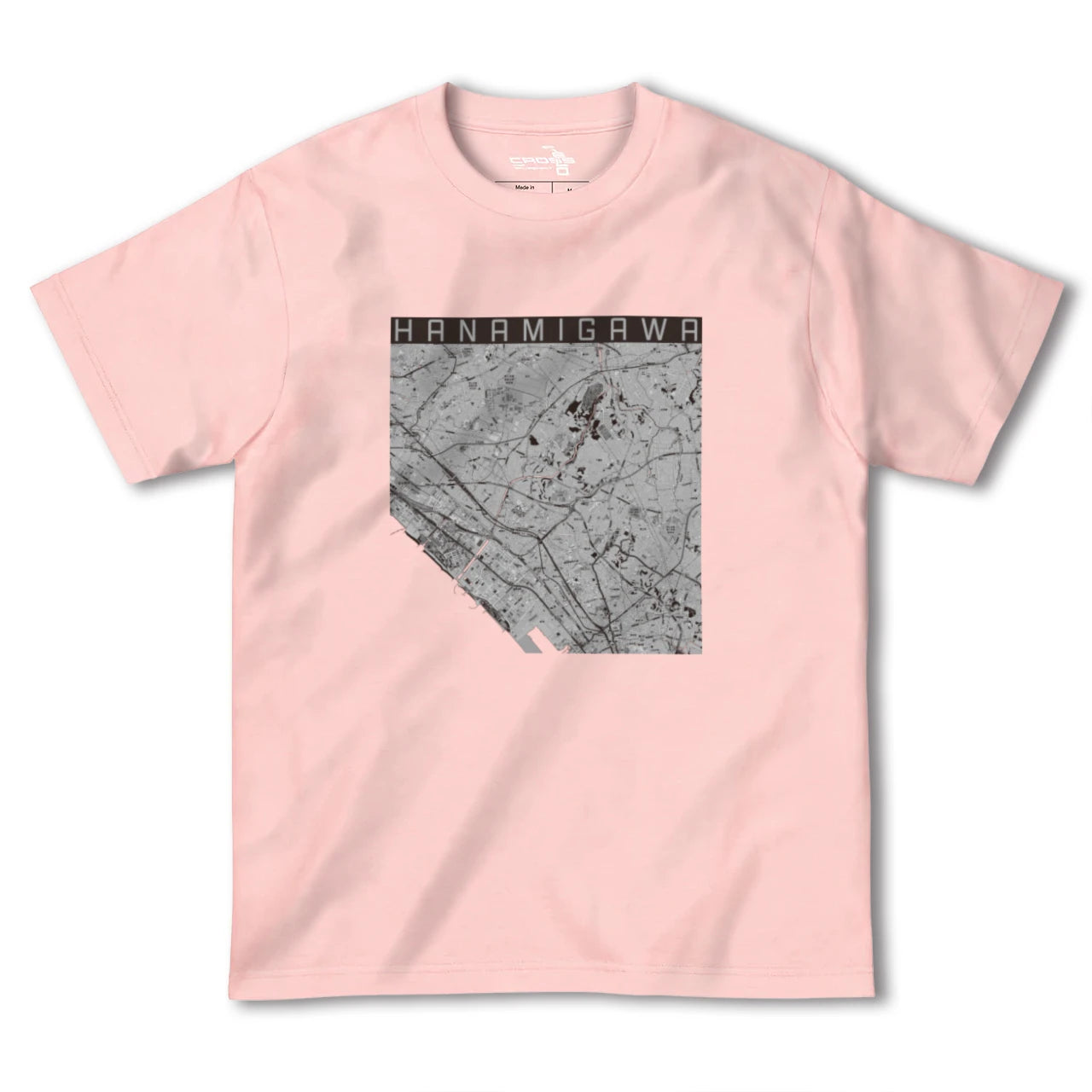 【花見川（千葉県）】地図柄ヘビーウェイトTシャツ