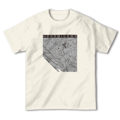 【花見川（千葉県）】地図柄ヘビーウェイトTシャツ