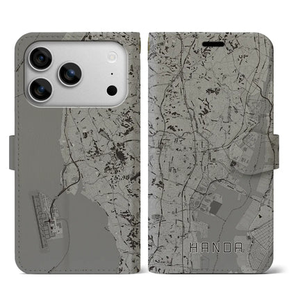 【半田（愛知県）】地図柄iPhoneケース（手帳タイプ）