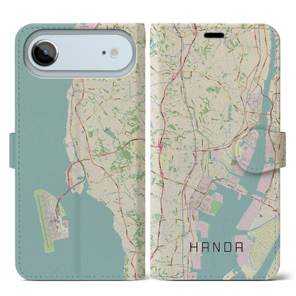 【半田（愛知県）】地図柄iPhoneケース（手帳タイプ）