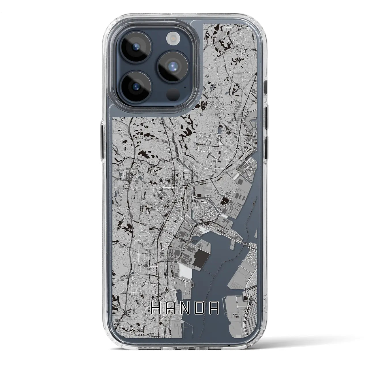 【半田（愛知県）】地図柄iPhoneケース（MagSafeタイプ）