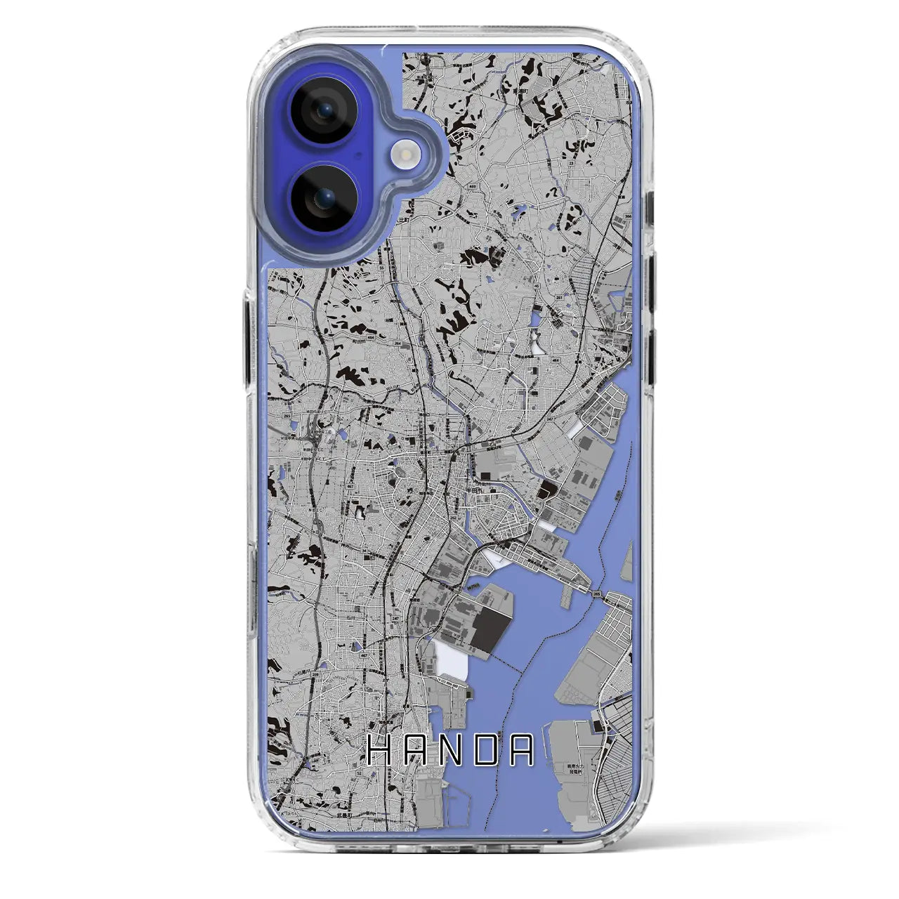 【半田（愛知県）】地図柄iPhoneケース（MagSafeタイプ）