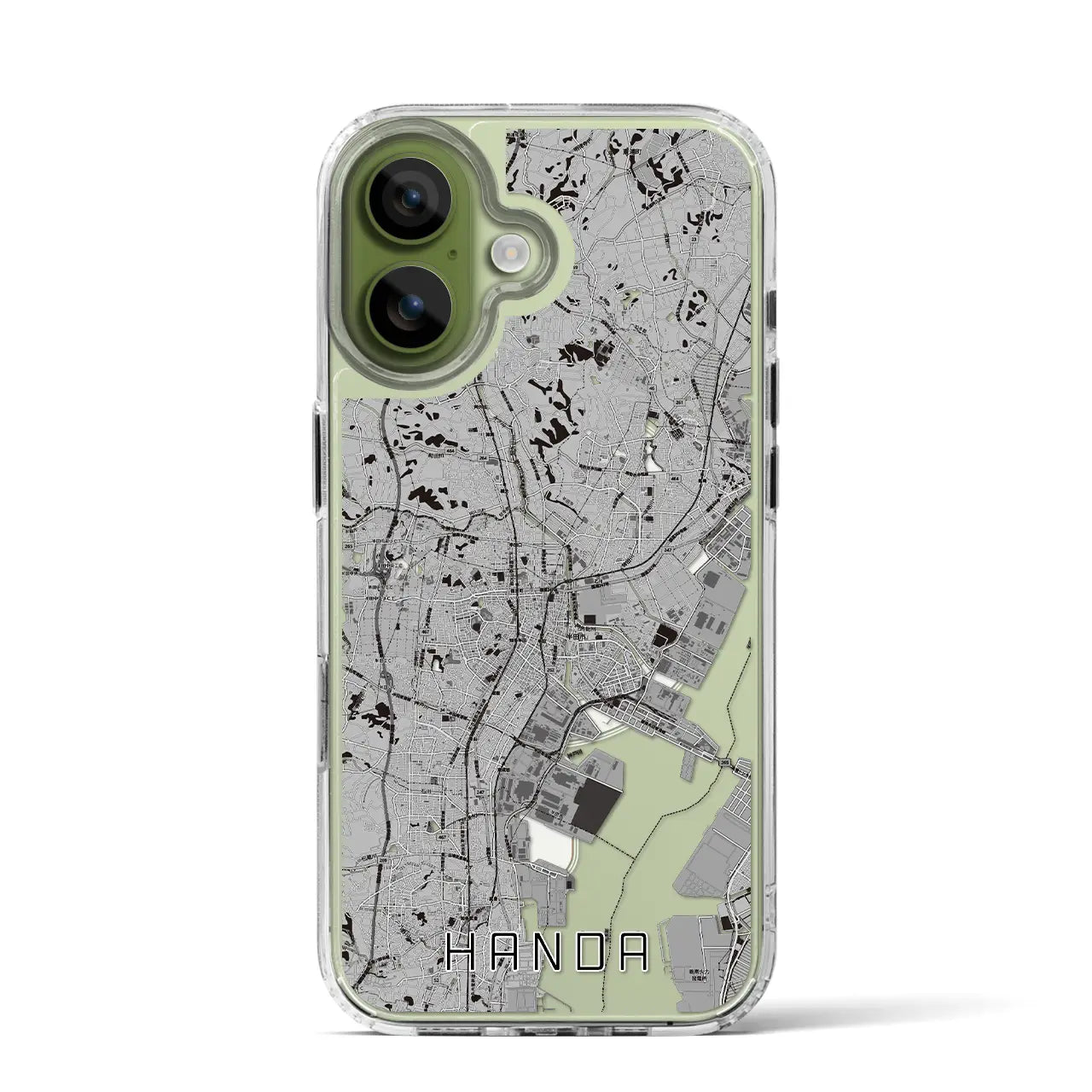 【半田（愛知県）】地図柄iPhoneケース（MagSafeタイプ）