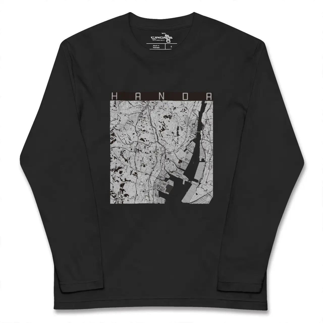 【半田（愛知県）】地図柄ロングスリーブTシャツ