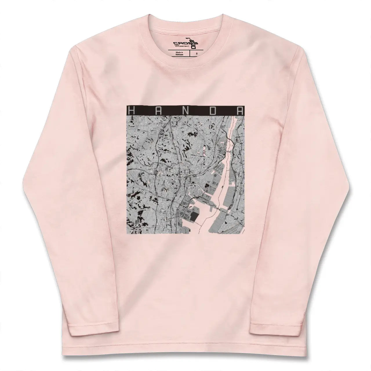 【半田（愛知県）】地図柄ロングスリーブTシャツ