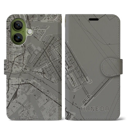 【羽田（東京都）】地図柄iPhoneケース（手帳タイプ）