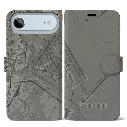 【羽田（東京都）】地図柄iPhoneケース（手帳タイプ）