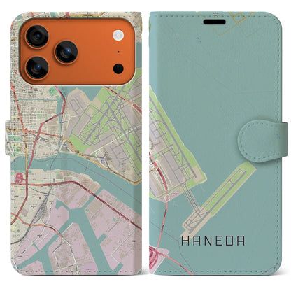 【羽田（東京都）】地図柄iPhoneケース（手帳タイプ）