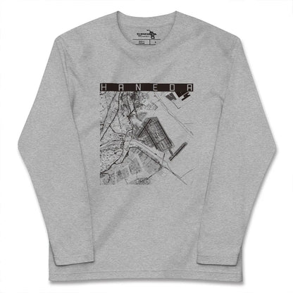 【羽田（東京都）】地図柄ロングスリーブTシャツ