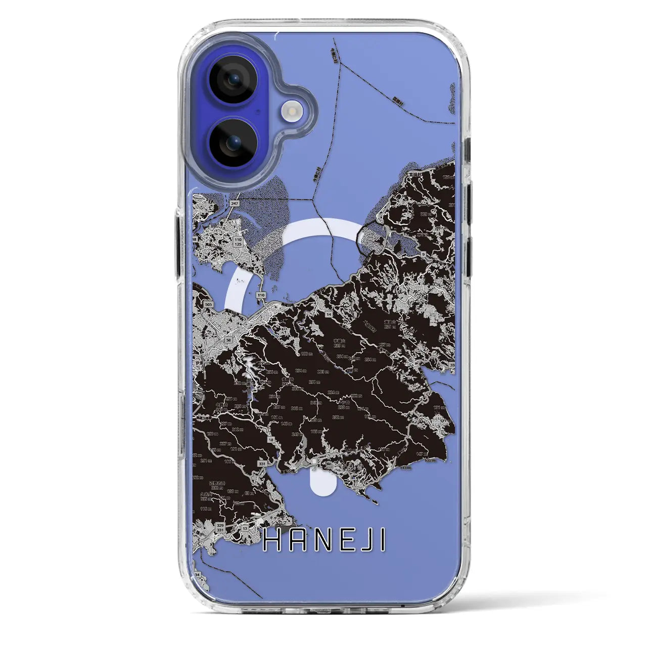 【羽地（沖縄県）】地図柄iPhoneケース（MagSafeタイプ）