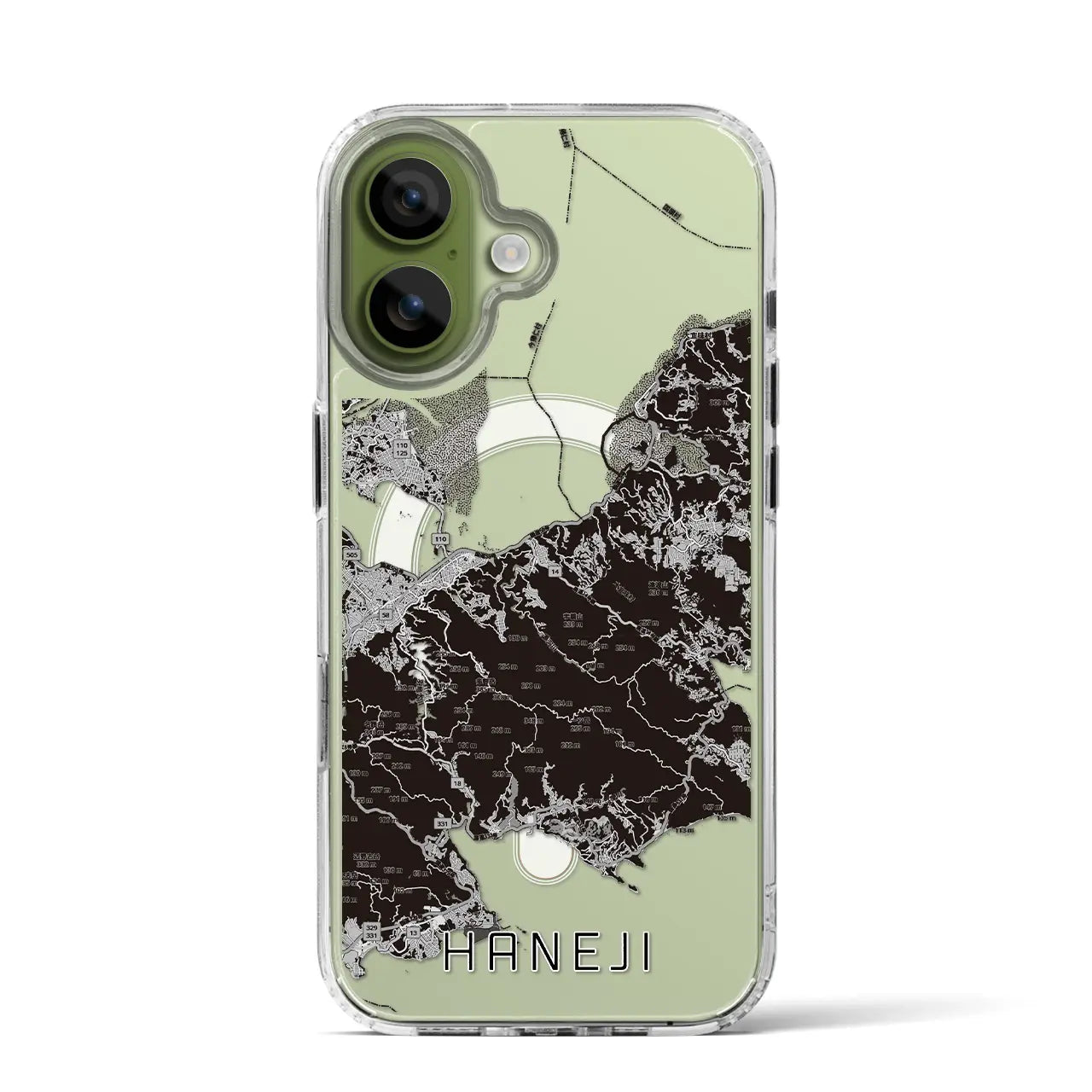 【羽地（沖縄県）】地図柄iPhoneケース（MagSafeタイプ）