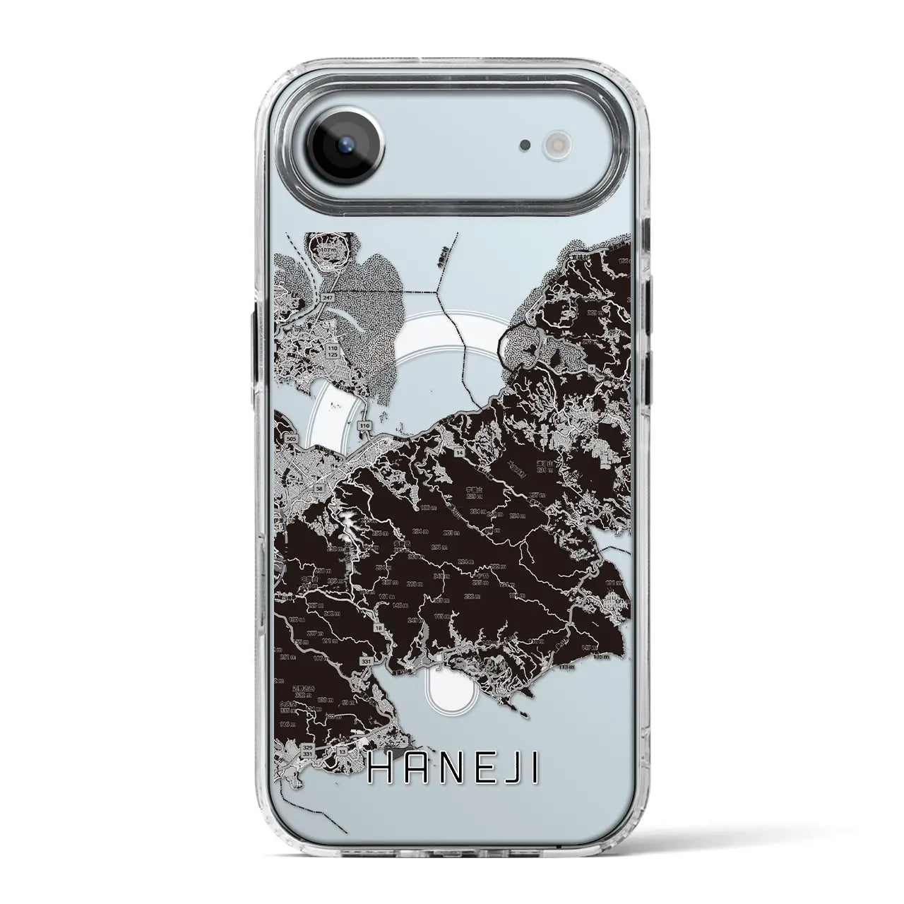 【羽地（沖縄県）】地図柄iPhoneケース（MagSafeタイプ）