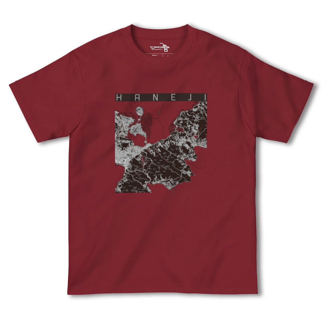 【羽地（沖縄県）】地図柄ヘビーウェイトTシャツ