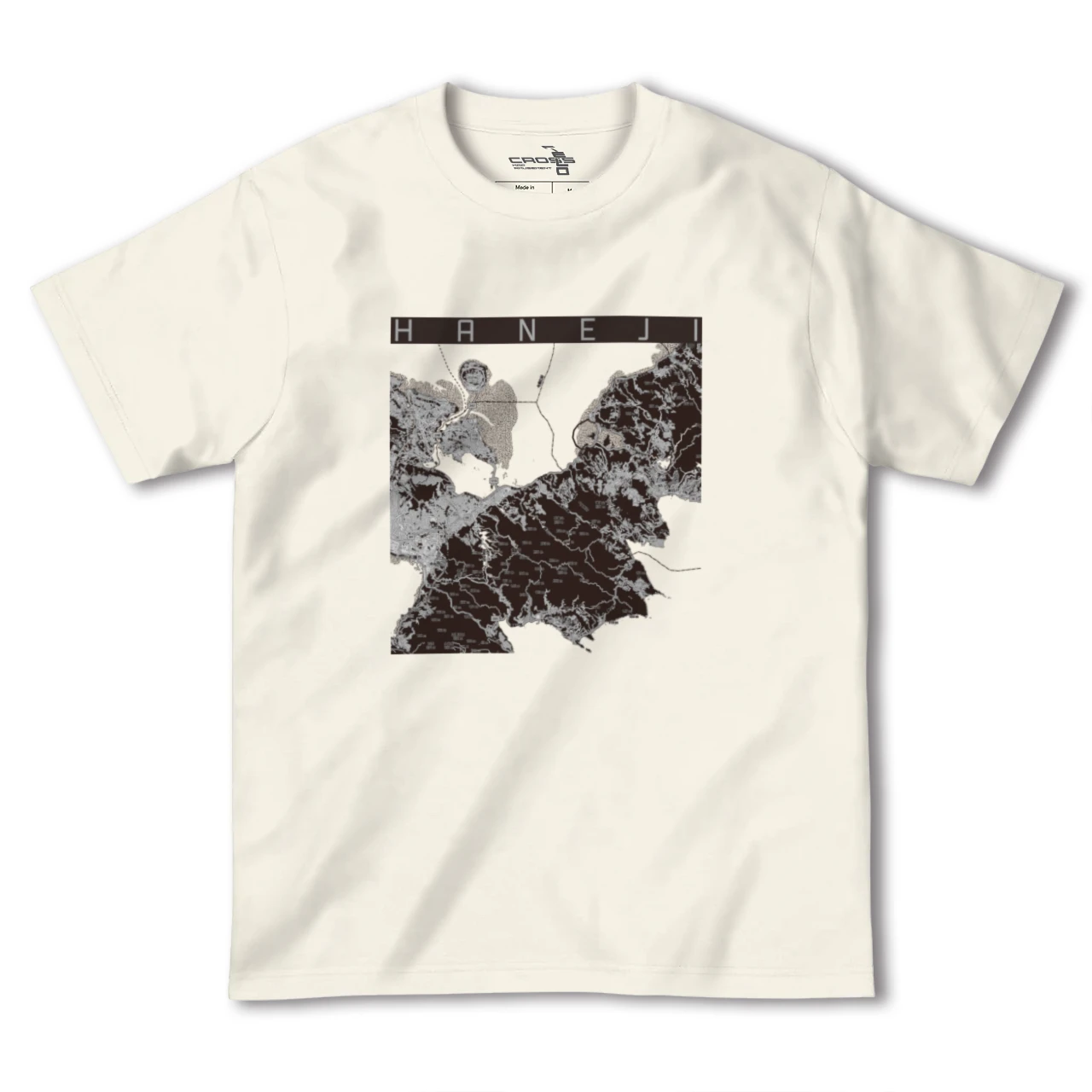 【羽地（沖縄県）】地図柄ヘビーウェイトTシャツ