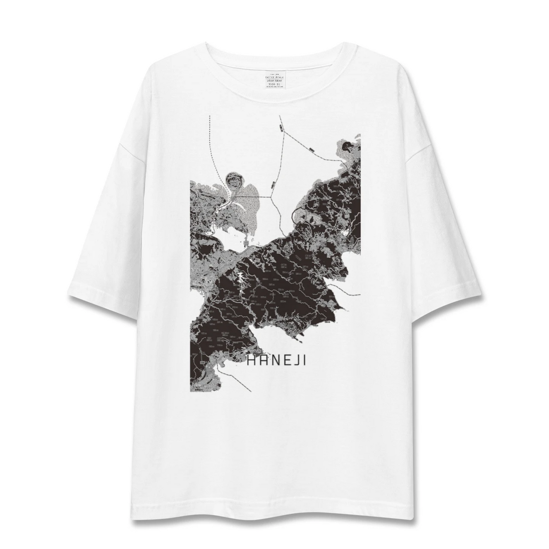 【羽地（沖縄県）】地図柄ビッグシルエットTシャツ