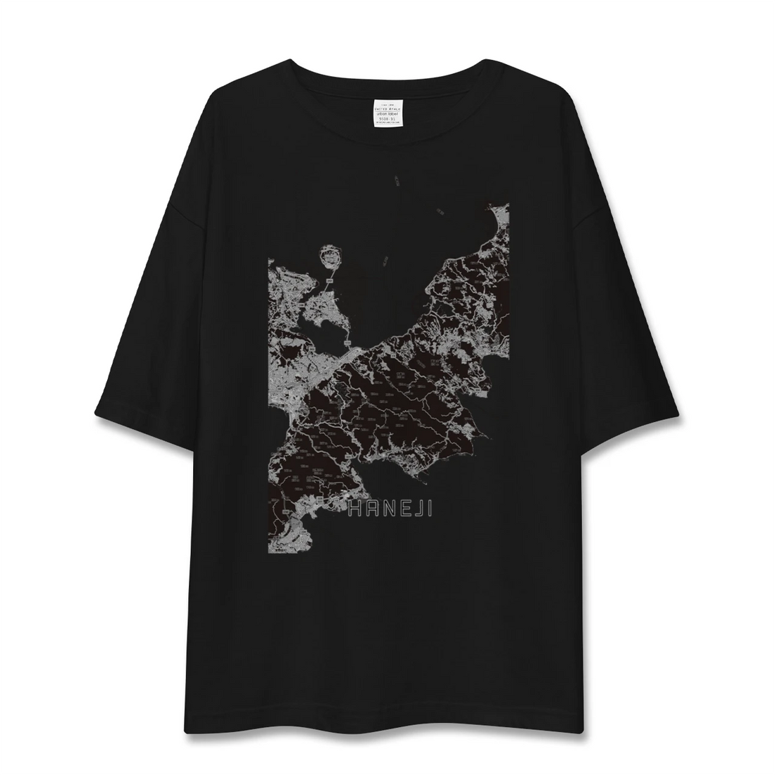 【羽地（沖縄県）】地図柄ビッグシルエットTシャツ