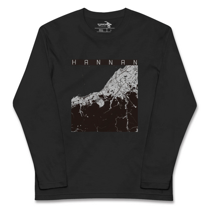 【阪南（大阪府）】地図柄ロングスリーブTシャツ