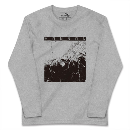 【阪南（大阪府）】地図柄ロングスリーブTシャツ