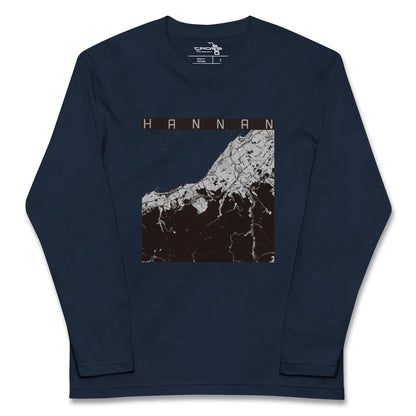 【阪南（大阪府）】地図柄ロングスリーブTシャツ