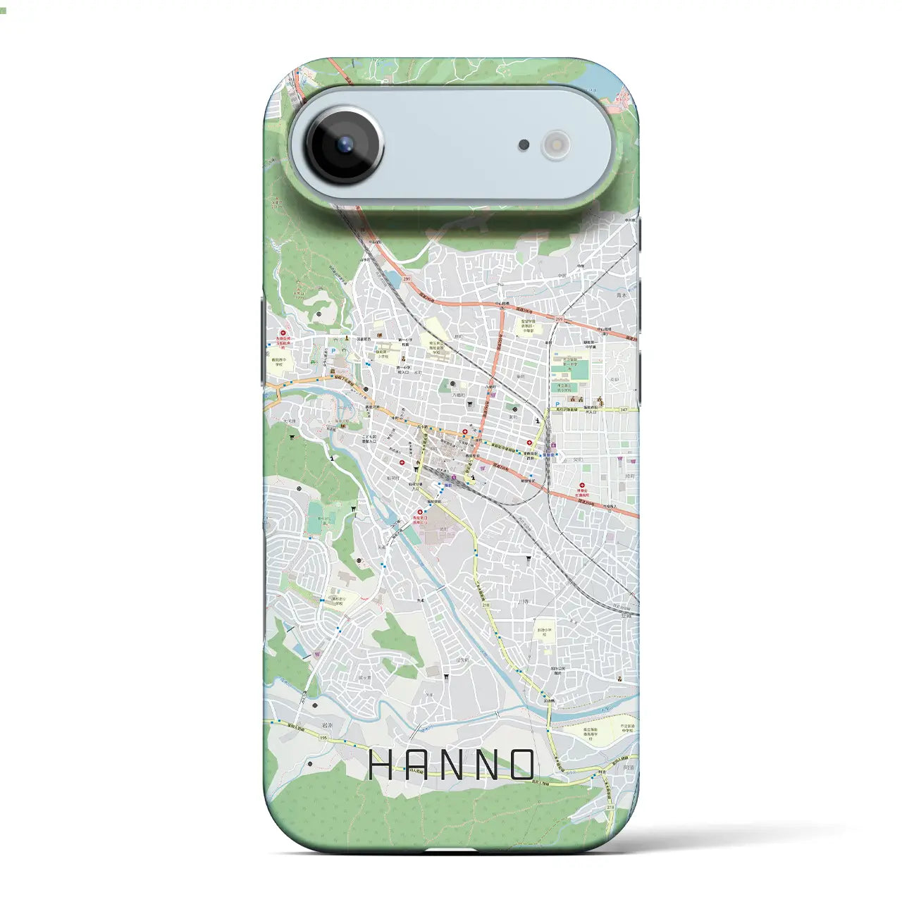 【飯能（埼玉県）】地図柄iPhoneケース（バックカバータイプ）