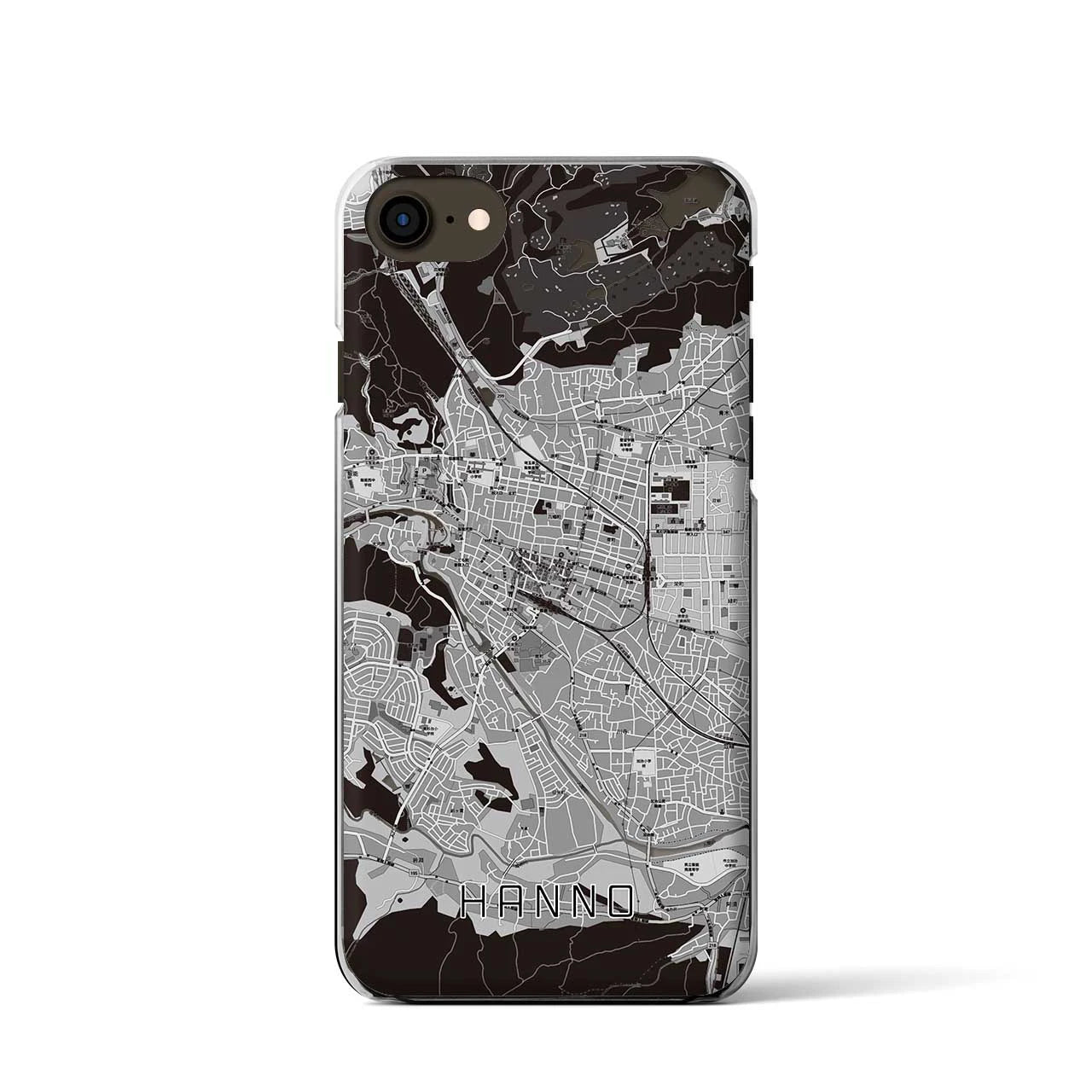 【飯能（埼玉県）】地図柄iPhoneケース（クリアタイプ）