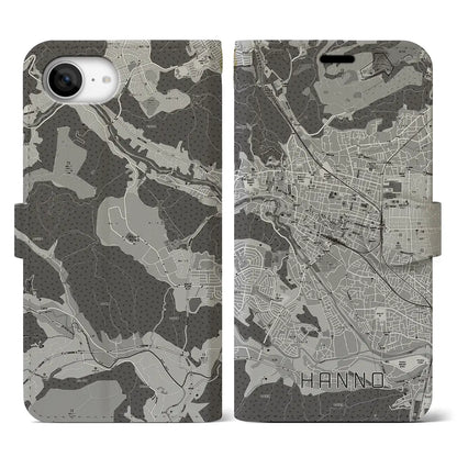 【飯能（埼玉県）】地図柄iPhoneケース（手帳タイプ）