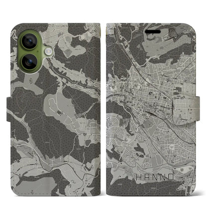 【飯能（埼玉県）】地図柄iPhoneケース（手帳タイプ）