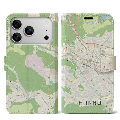 【飯能（埼玉県）】地図柄iPhoneケース（手帳タイプ）