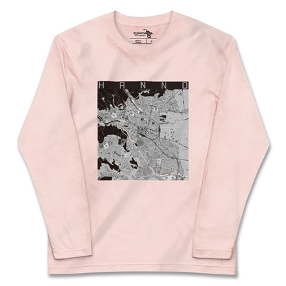 【飯能（埼玉県）】地図柄ロングスリーブTシャツ