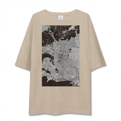 【飯能（埼玉県）】地図柄ビッグシルエットTシャツ
