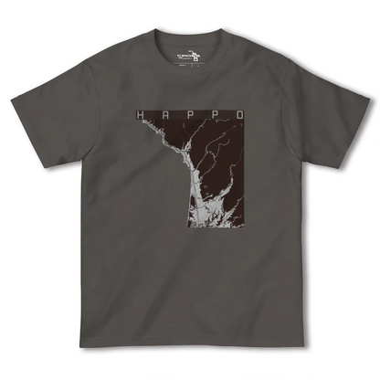 【八峰（秋田県）】地図柄ヘビーウェイトTシャツ