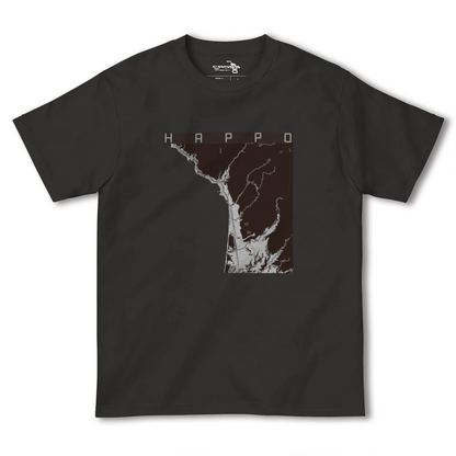 【八峰（秋田県）】地図柄ヘビーウェイトTシャツ