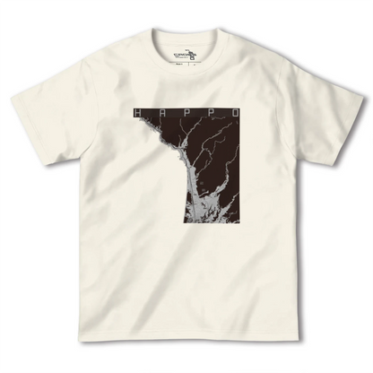 【八峰（秋田県）】地図柄ヘビーウェイトTシャツ