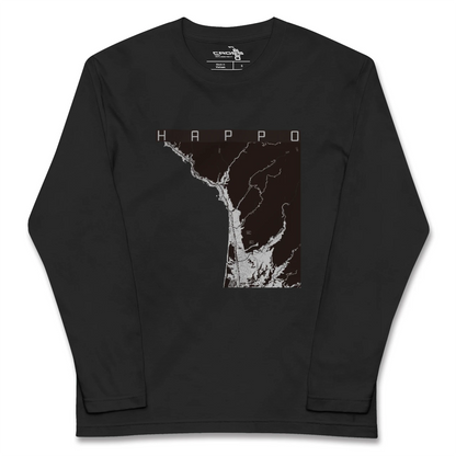 【八峰（秋田県）】地図柄ロングスリーブTシャツ